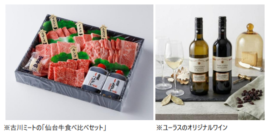 ガラポン抽選会の賞品一例