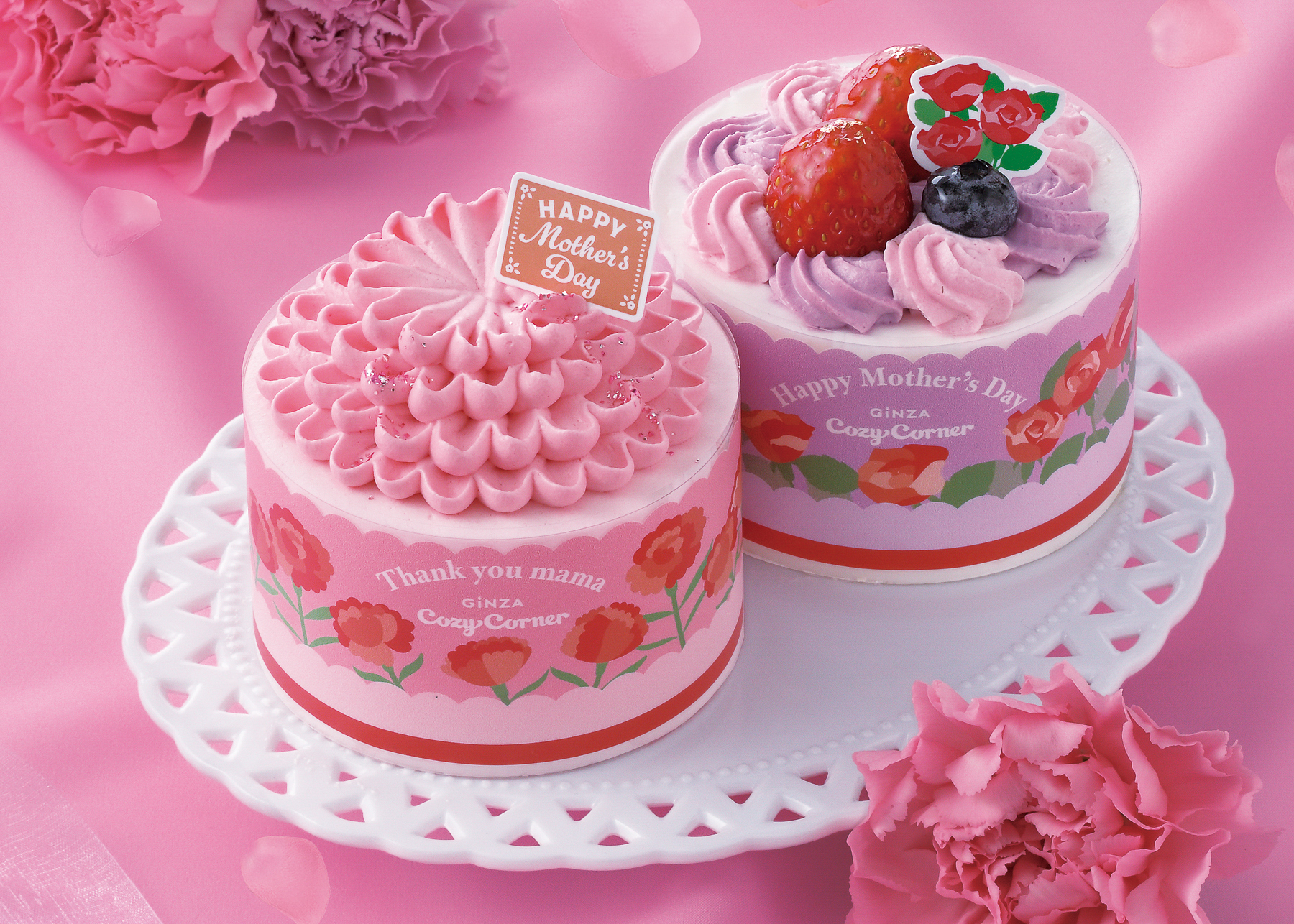 銀座コージーコーナー「母の日」限定ケーキ