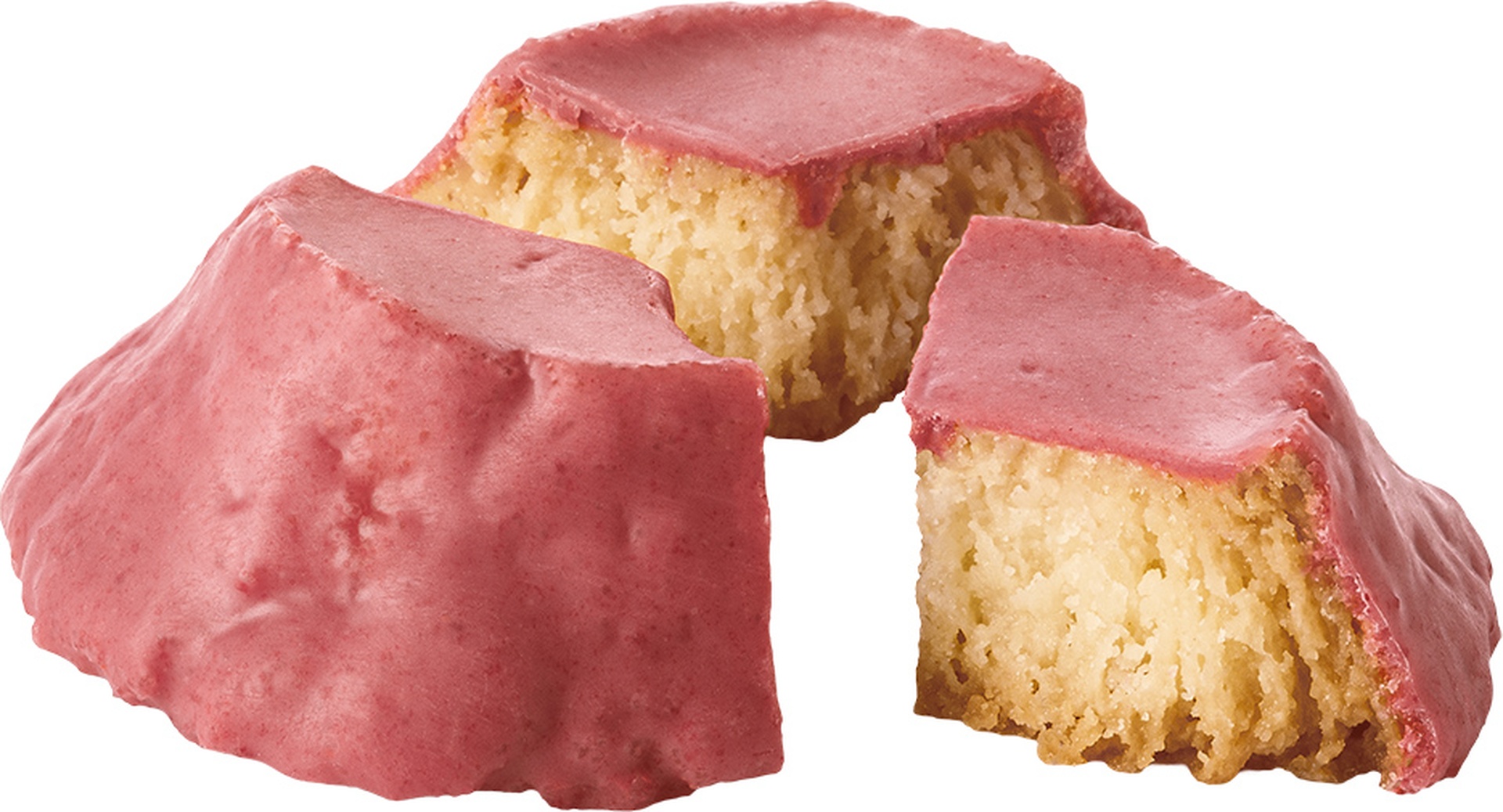 頂上を押すと3つに割れる