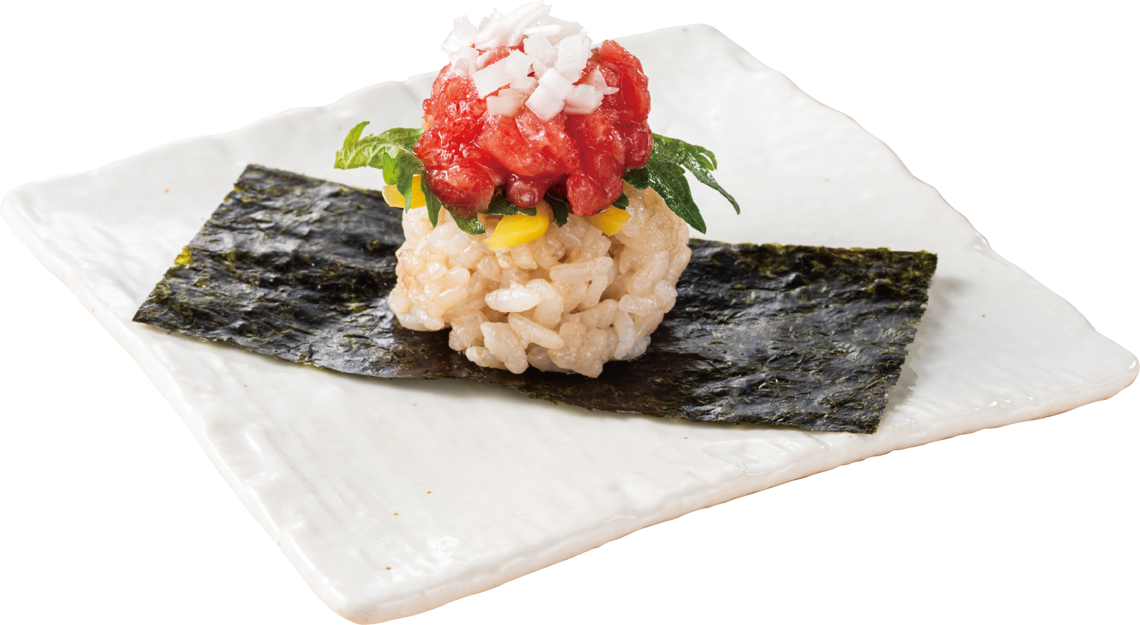 本鮪カマトロと薬味の絶品包み