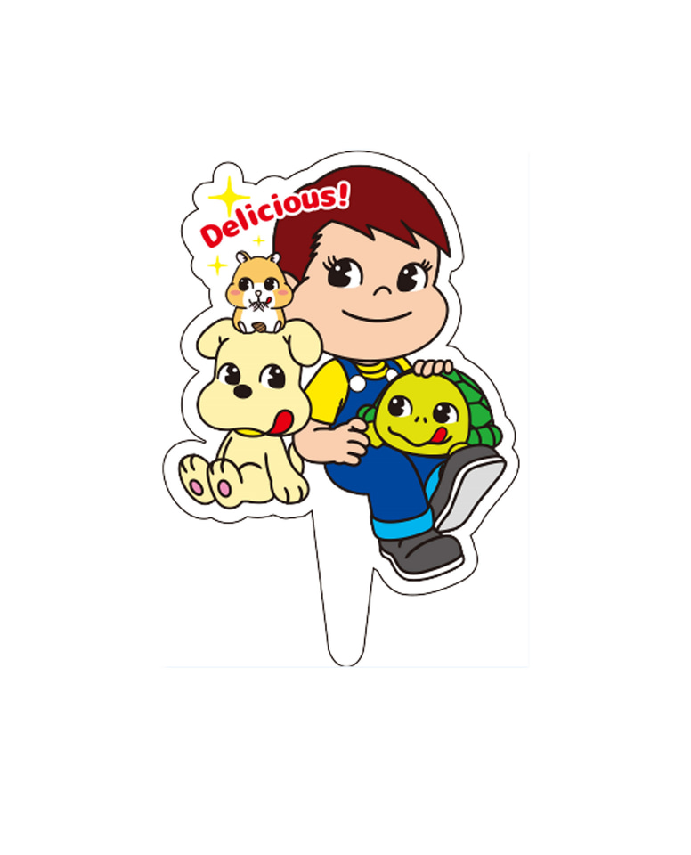 不二家「ペコちゃんポコちゃん」キャラクターのペットボトルカバー