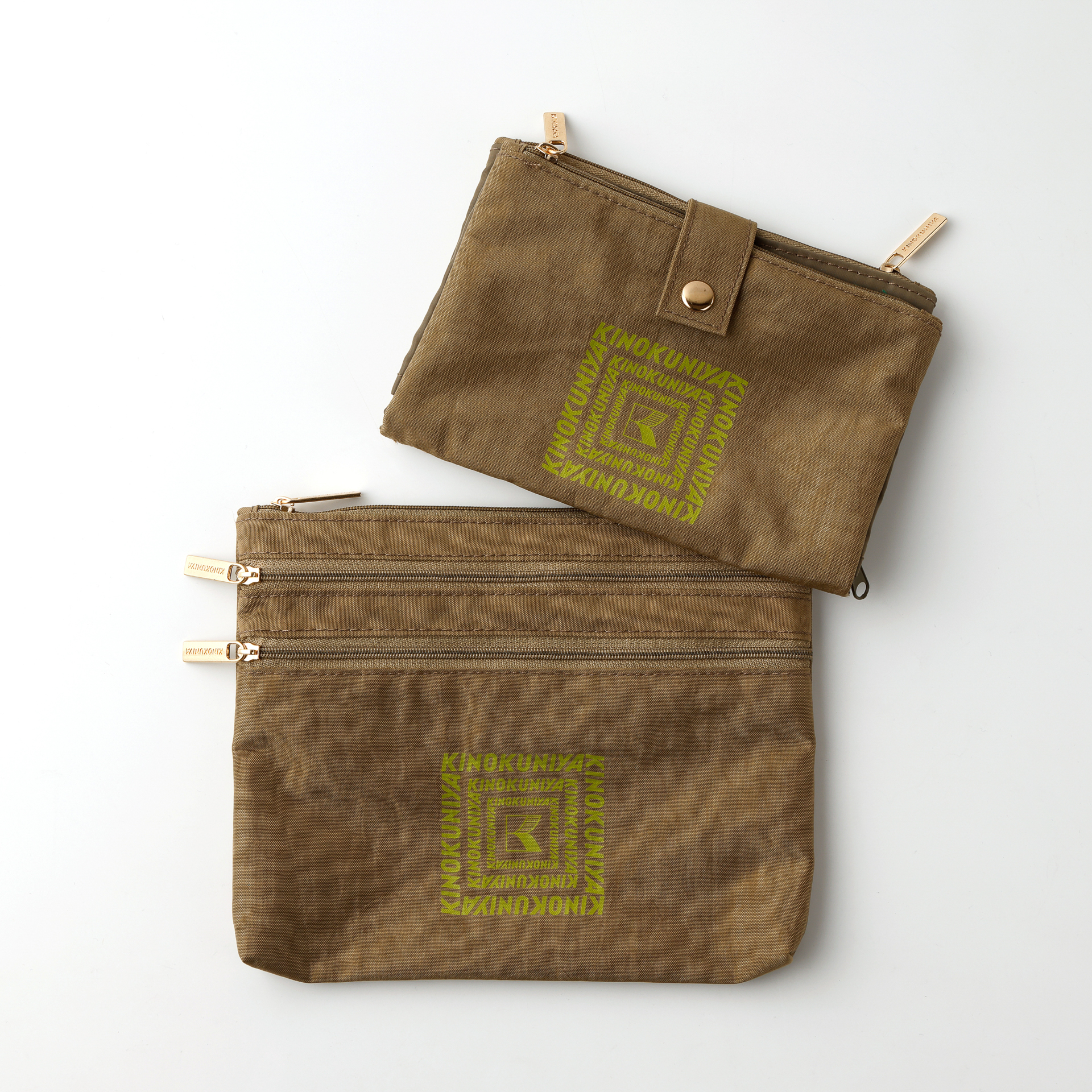 紀ノ国屋 ポケットポーチセット オリーブ