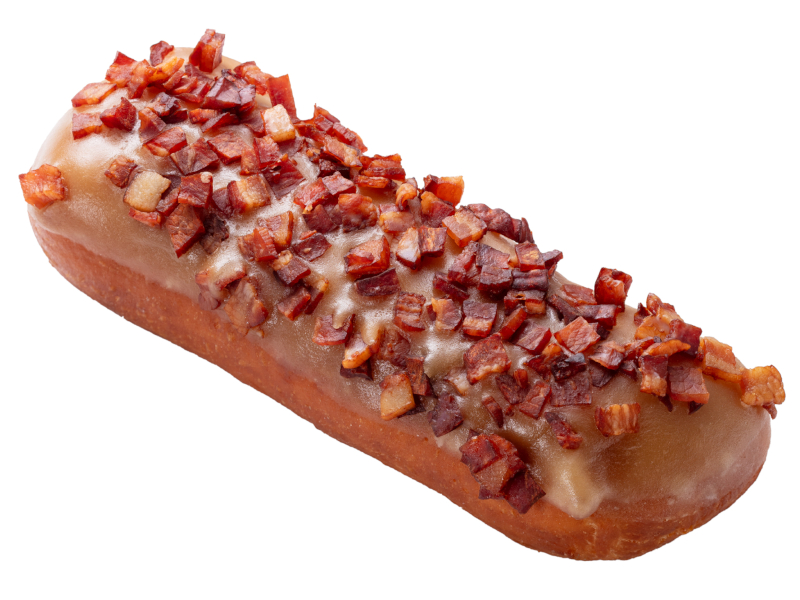 「ベーコンメープル ロングジョン（BACON MAPLE LONG JOHN）」（550円）
