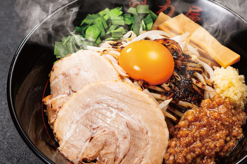 パワーアップした「京都背脂醤油スタミナまぜそば」