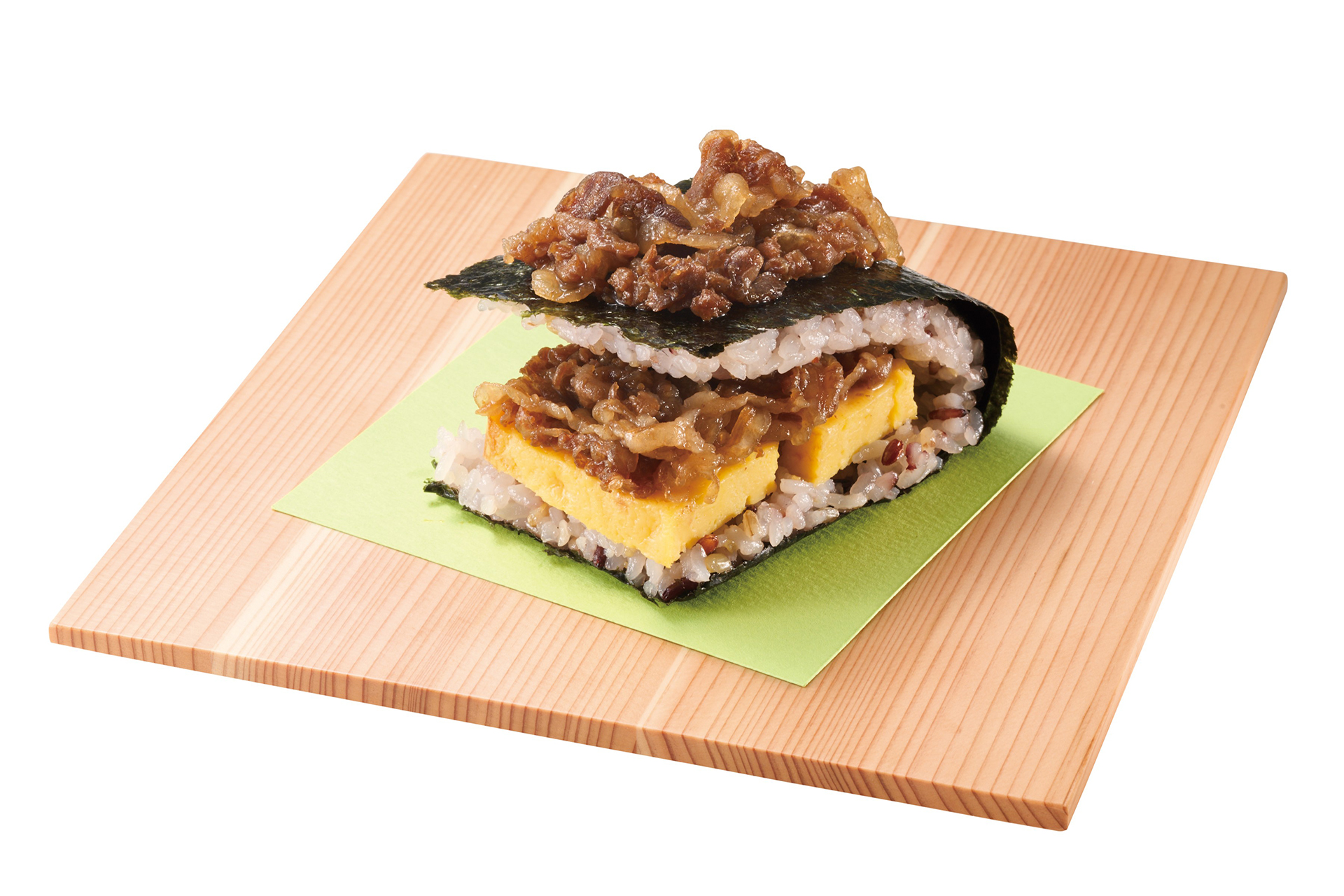 「ワンハンドBENTO 和牛（なにわ黒牛）」（1120円）