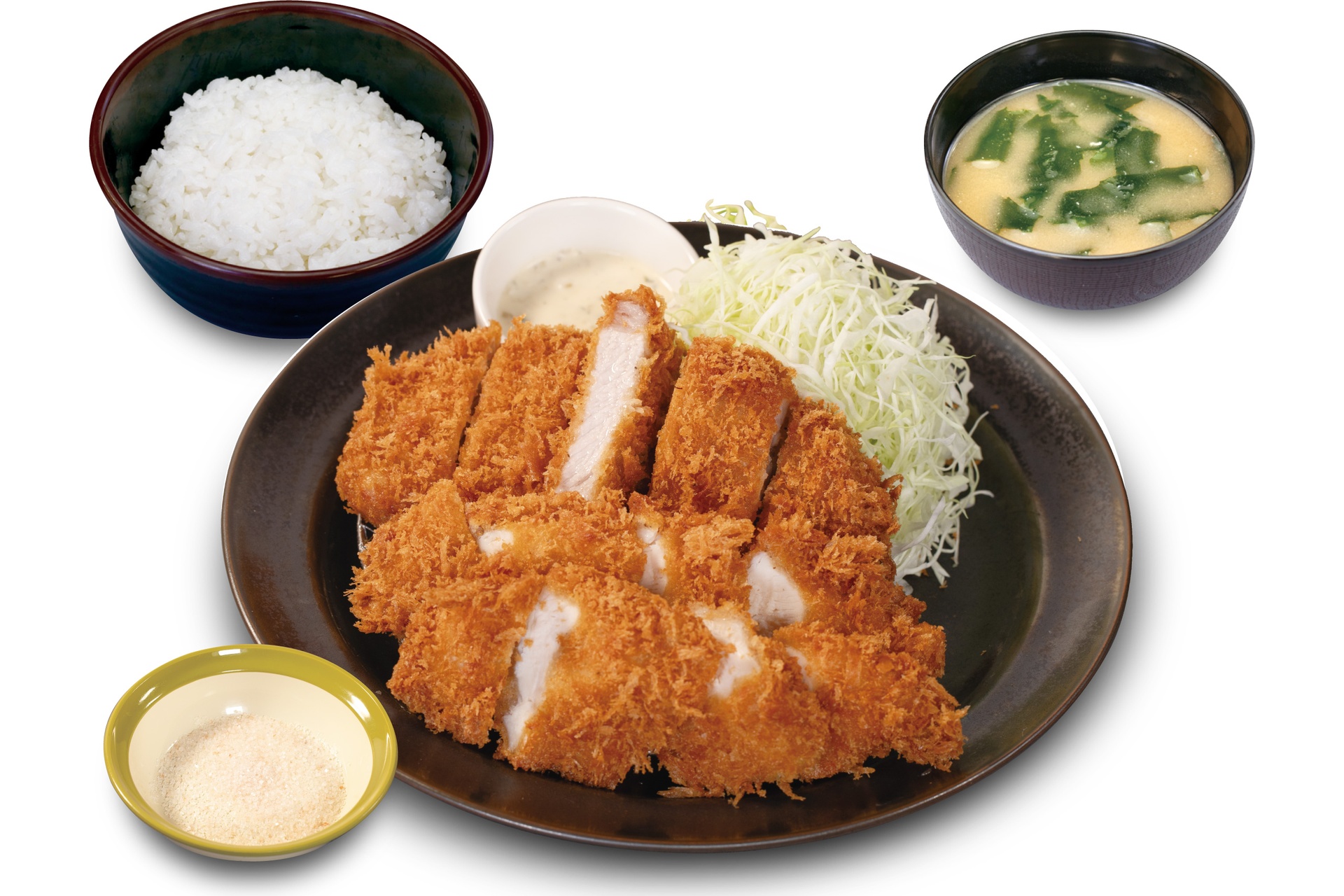 “国産雪国育ち”ロースかつ＆ささみかつ2本定食