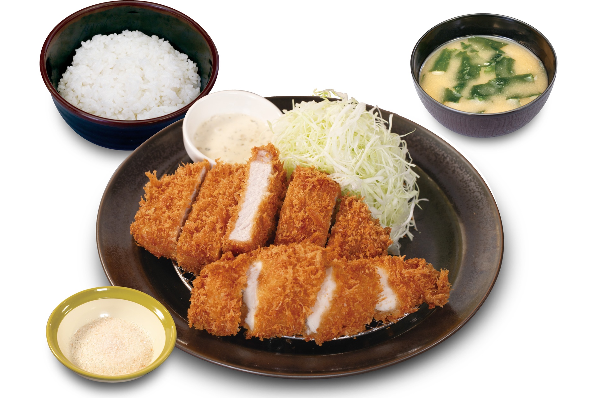“国産雪国育ち”ロースかつ＆ささみかつ1本定食