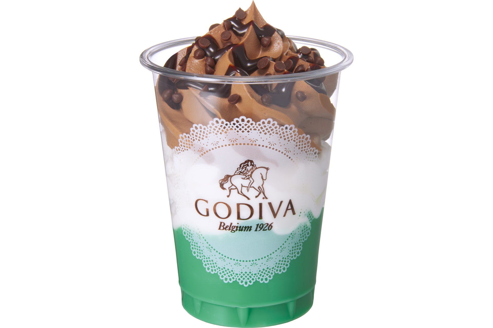 チョコレートミント ソフトクリーム