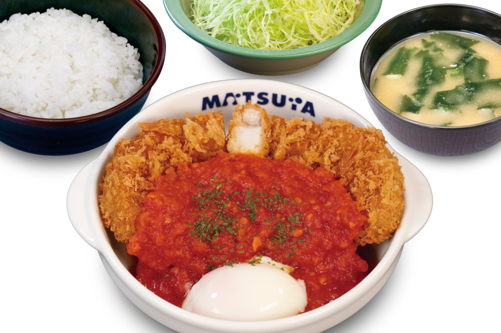松のやの「国産雪国育ちうまトマロースかつ」