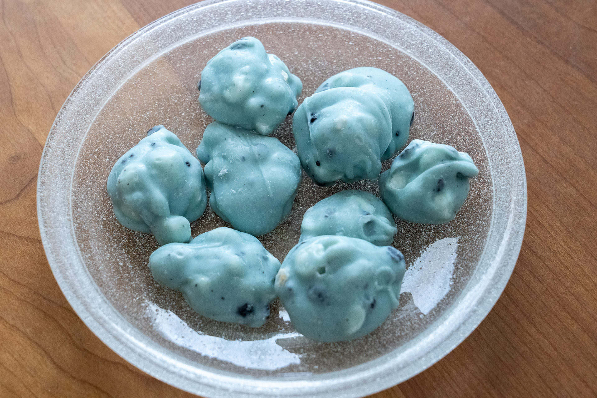 麦チョコミントとはまた違ったブルー