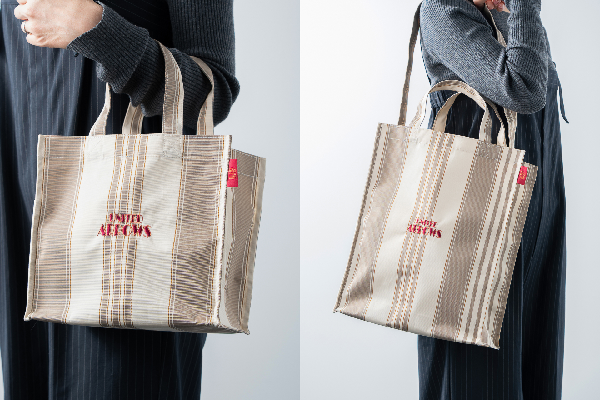 ショッピングバッグは「大」と「小」の2種類を用意