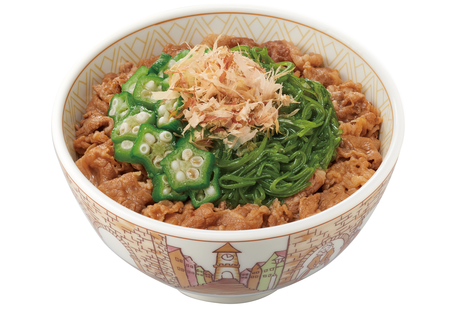 すき家「めかぶオクラ牛丼」