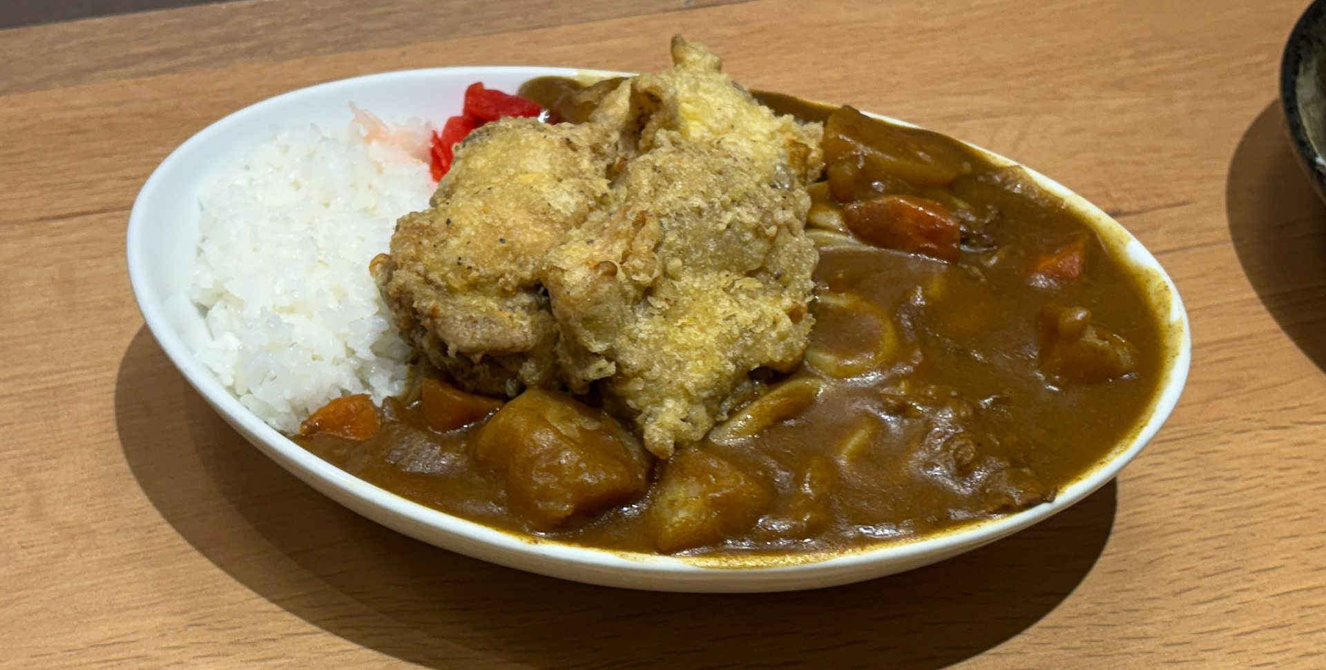 かしわ天カレーライスうどん