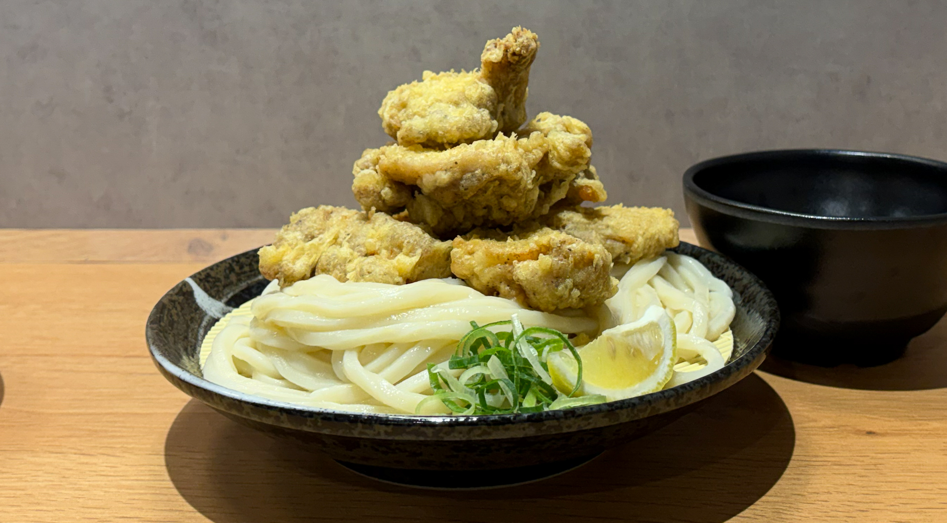黒胡椒かしわ天ざる