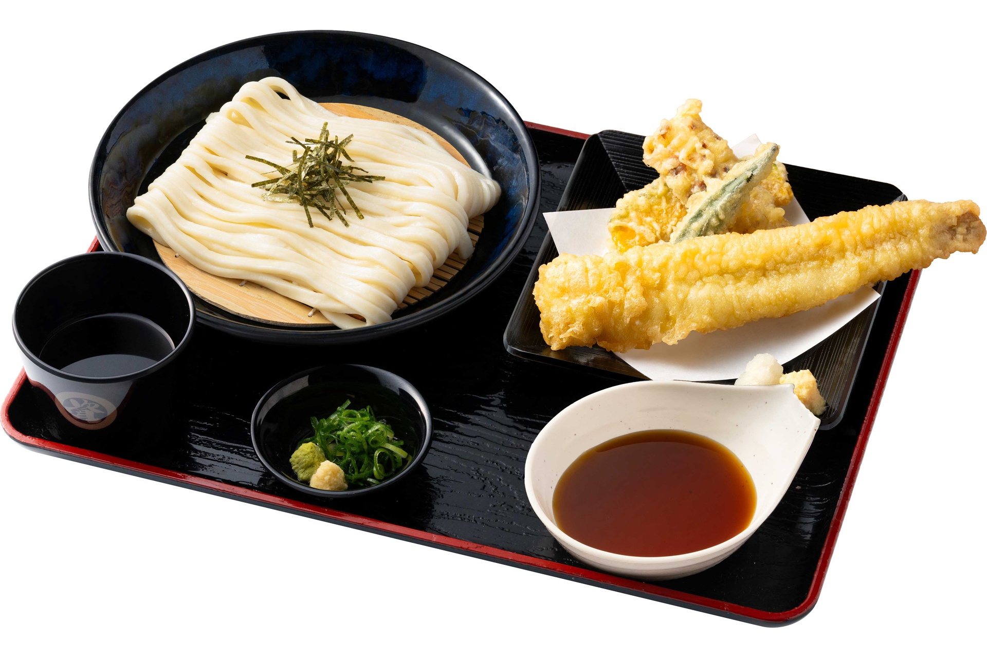 穴子天ざるうどん