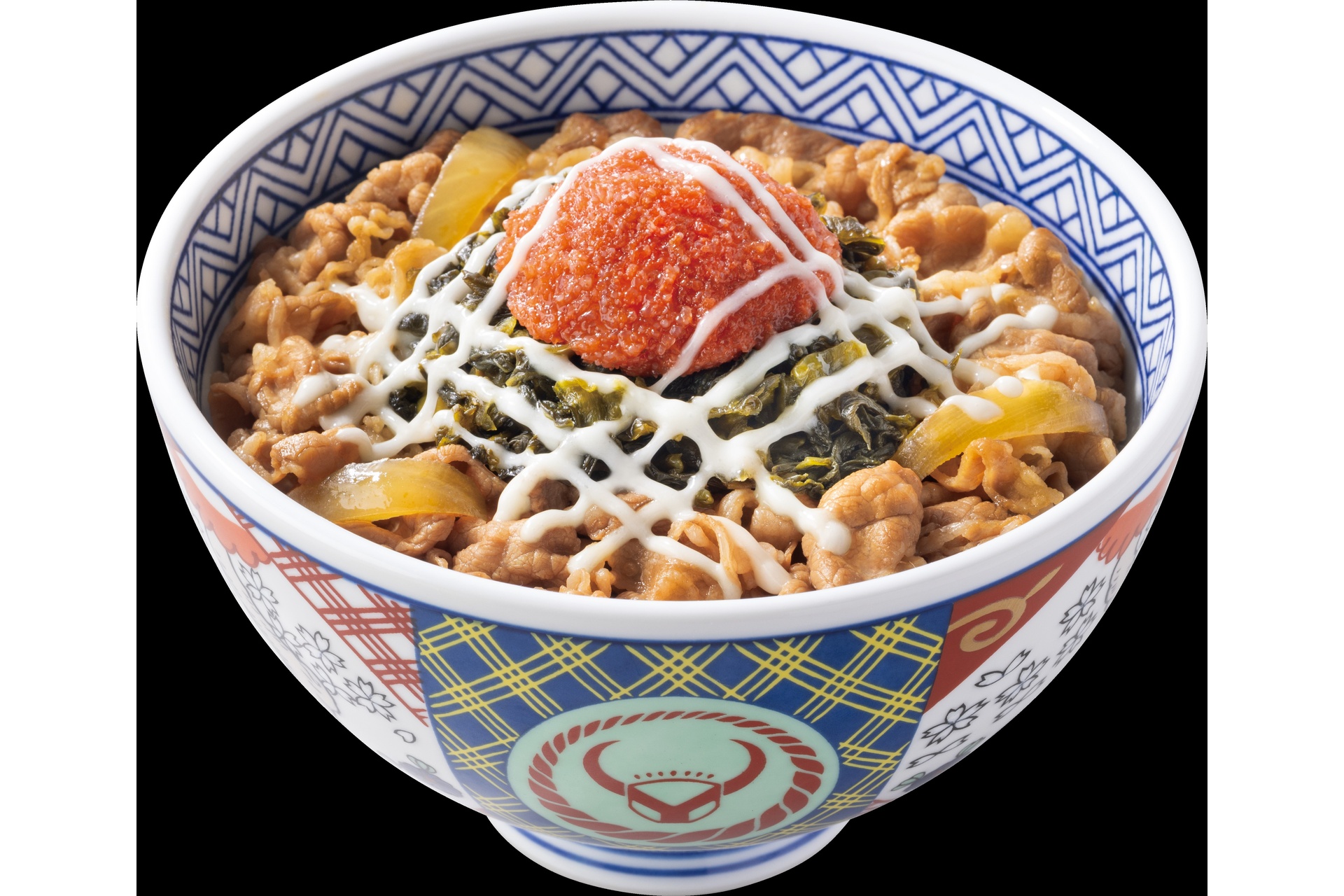 明太高菜マヨ牛丼