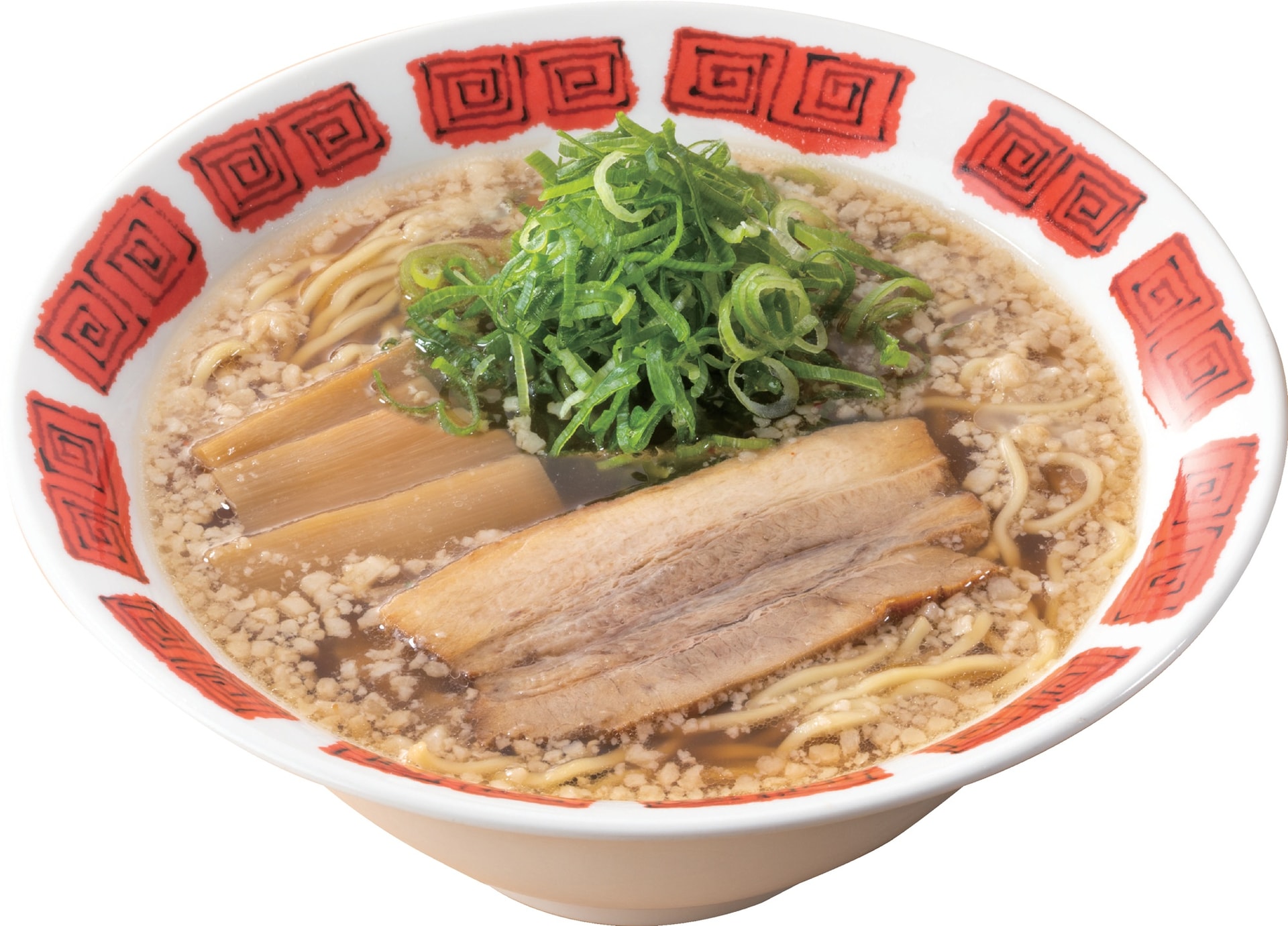 「背脂醬油ラーメン」（879円）