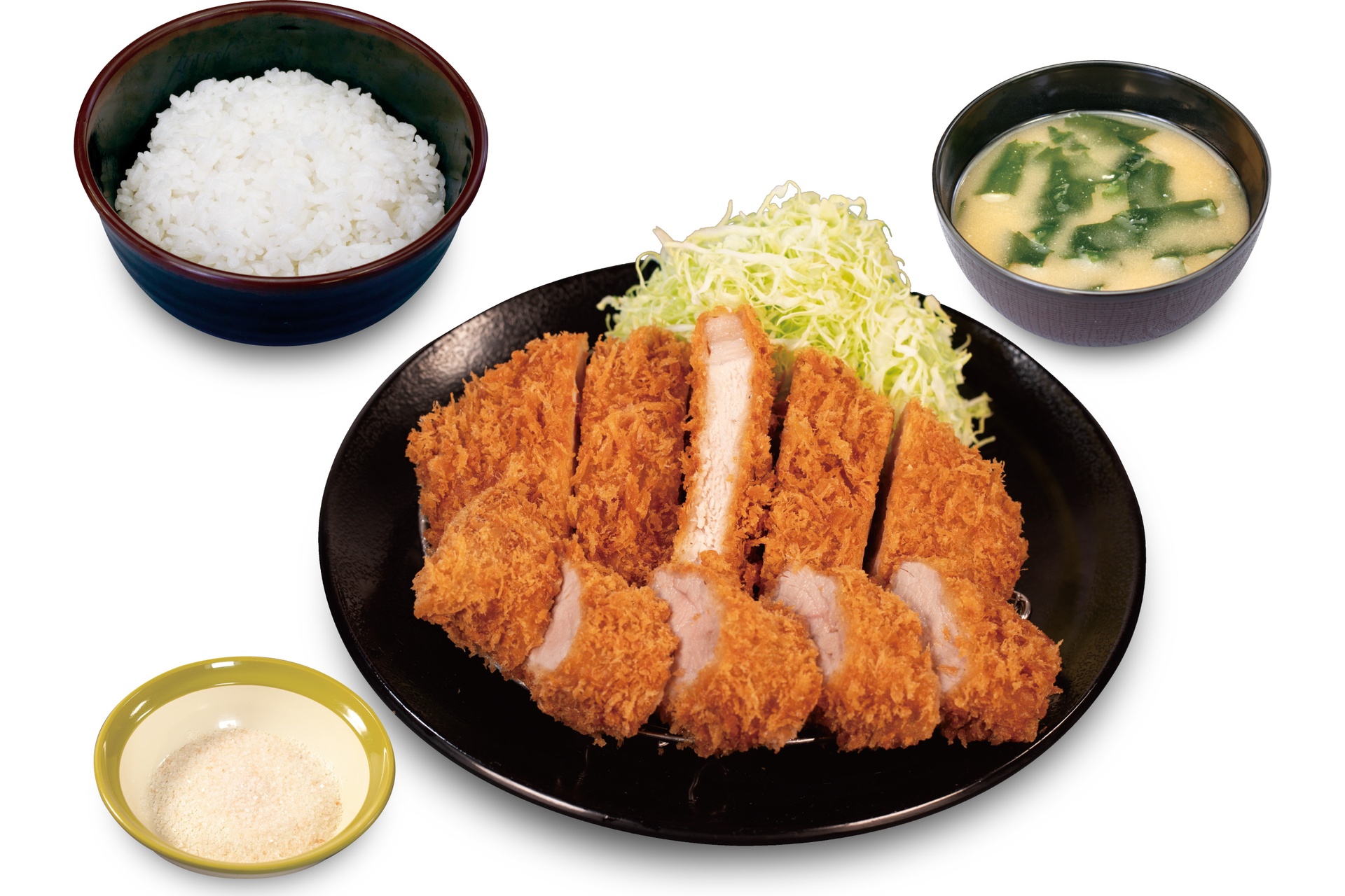 国産雪国育ちロースかつ＆国産雪国育ち丸太ヒレかつ定食