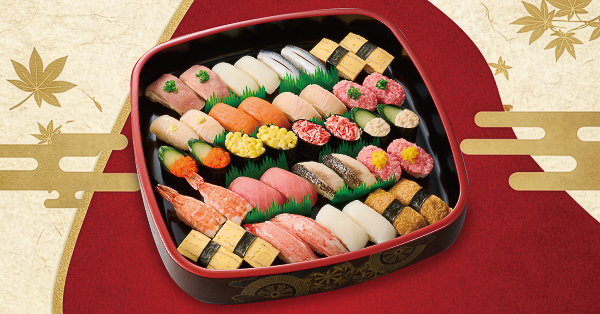 小僧寿し「大感謝桶盛40貫」（2505円）