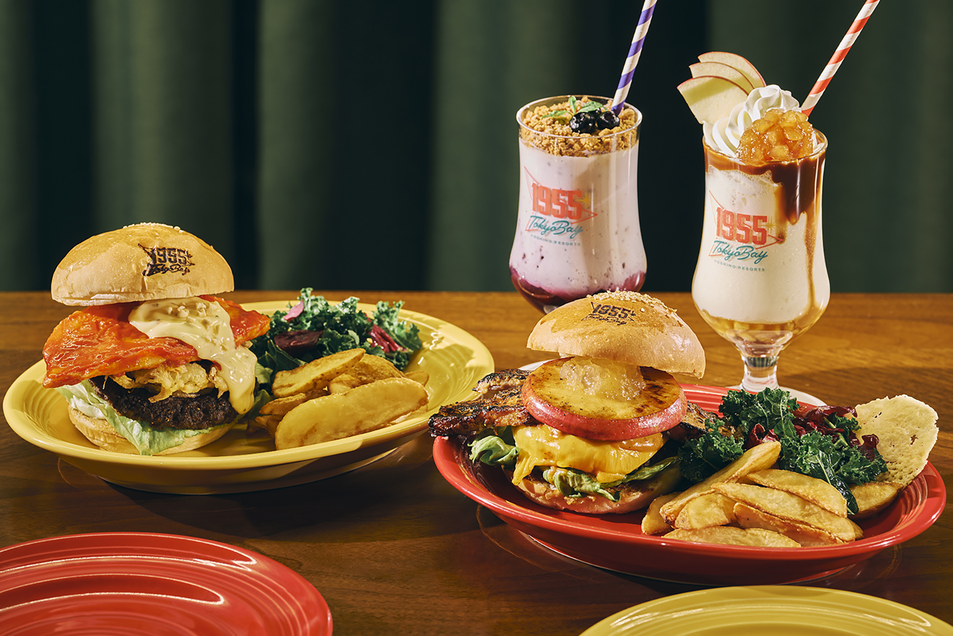 期間限定のハンバーガーとシェイク
