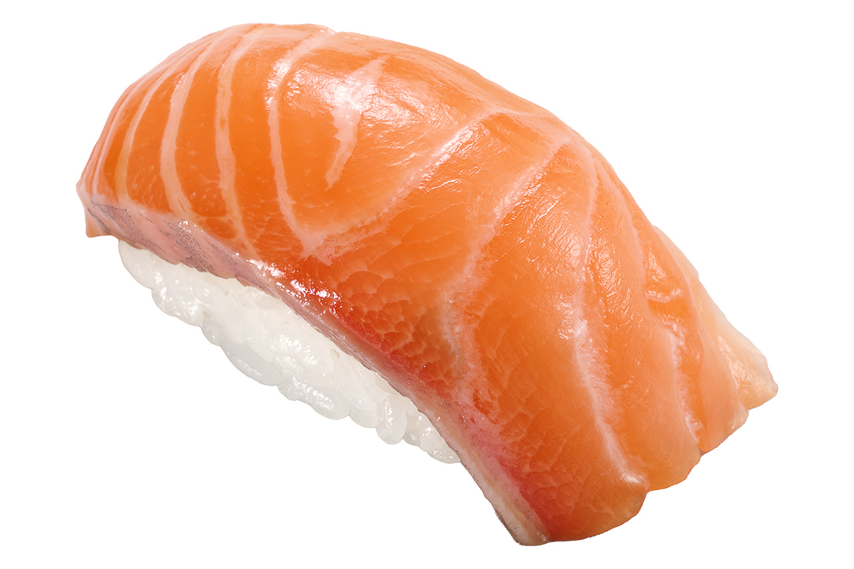 「青森産 生サーモン」（110円～）