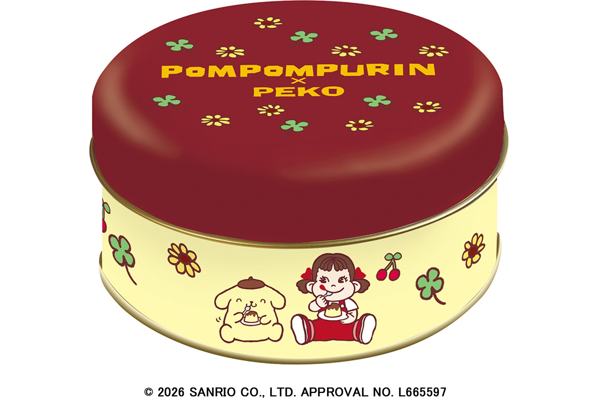 ミルキー缶（ポムポムプリン）