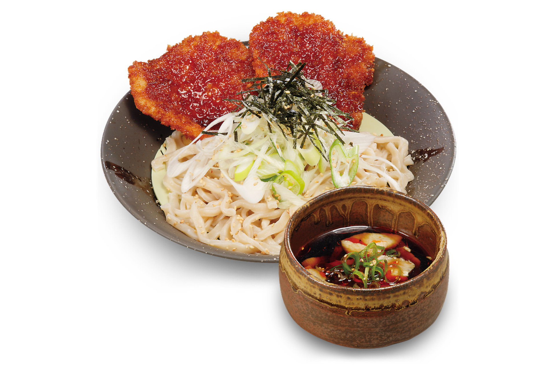 「豚たれかつうどん」（950円）