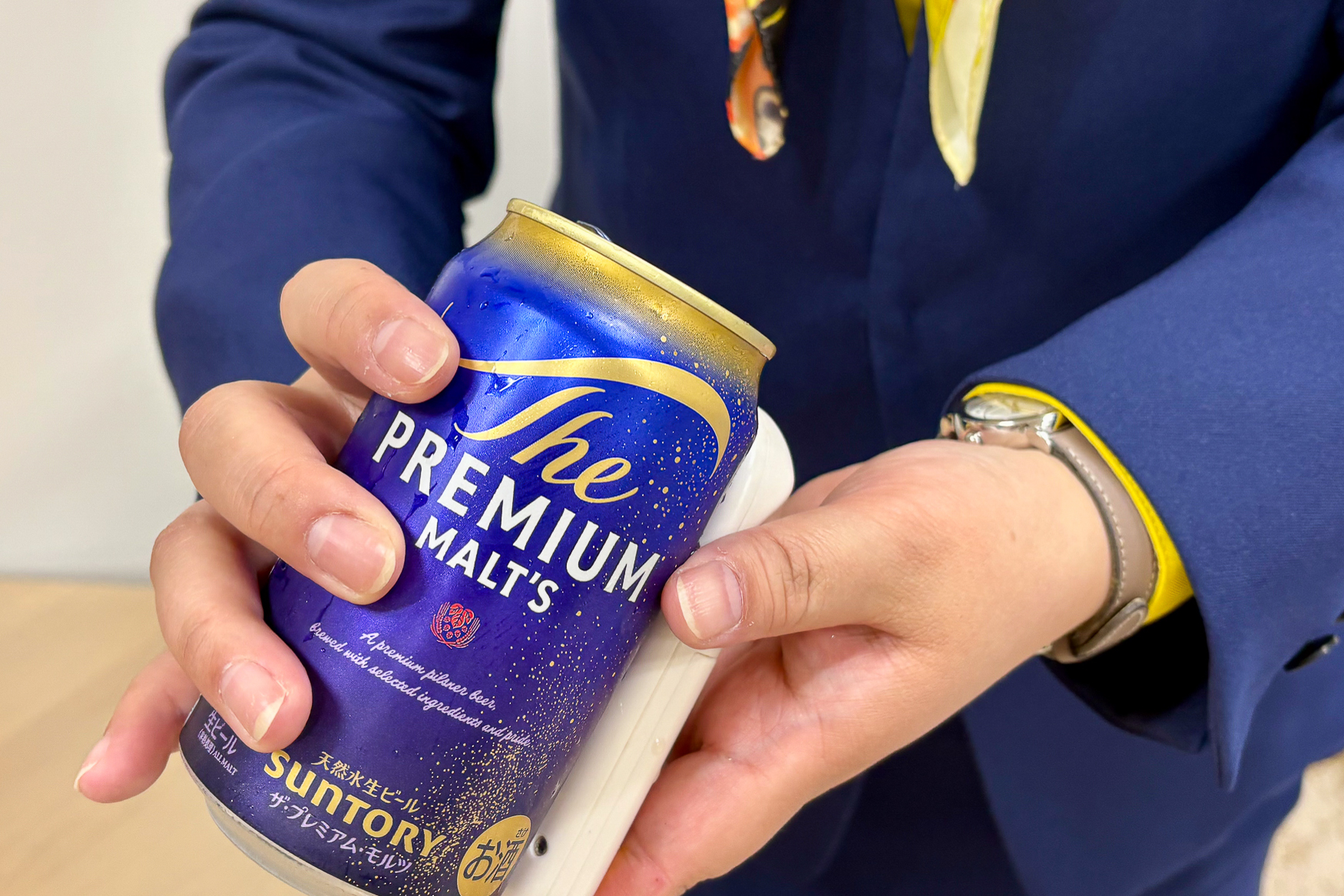 神泡サーバーを使用したプレモル