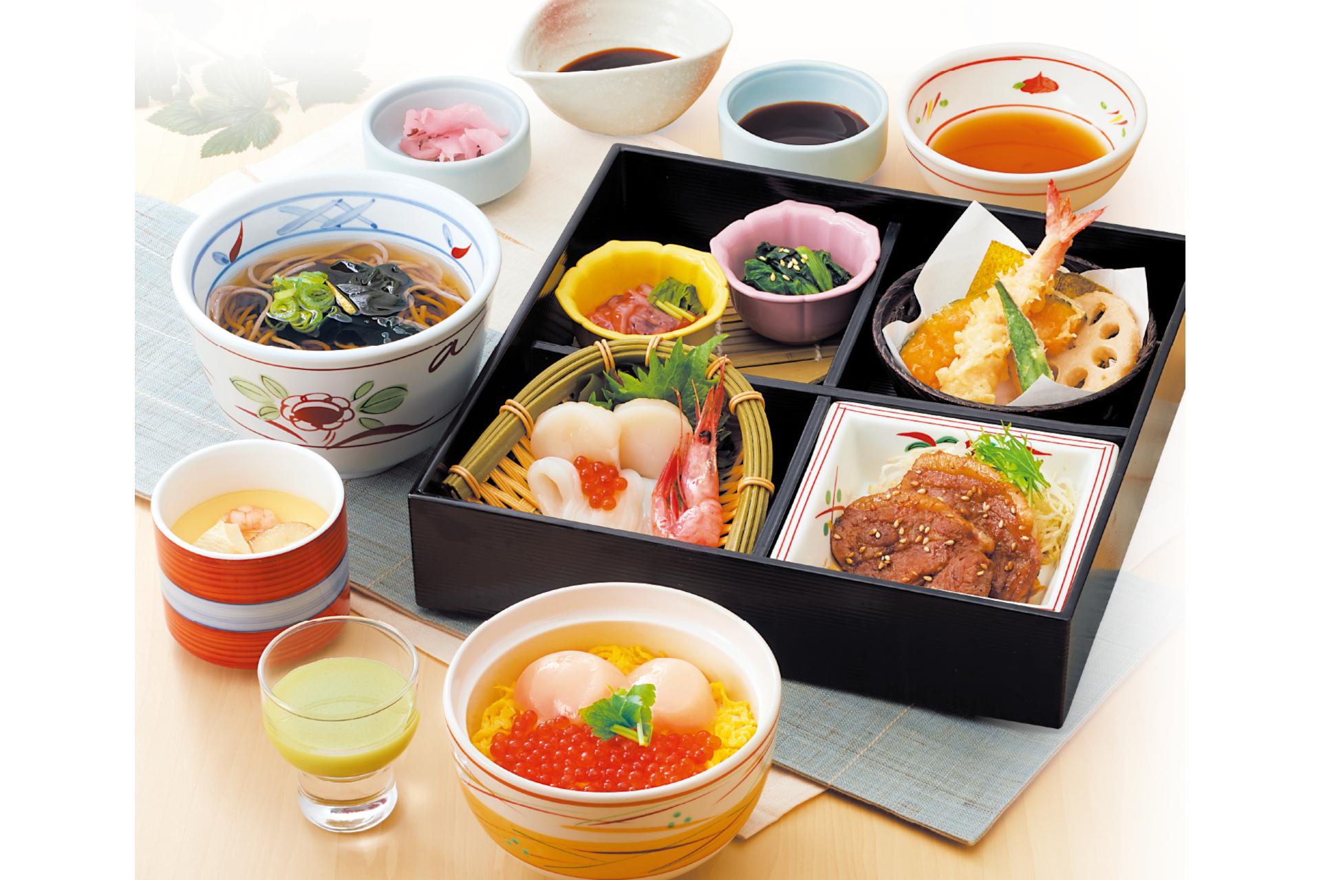「北海づくし御膳」（2748円）