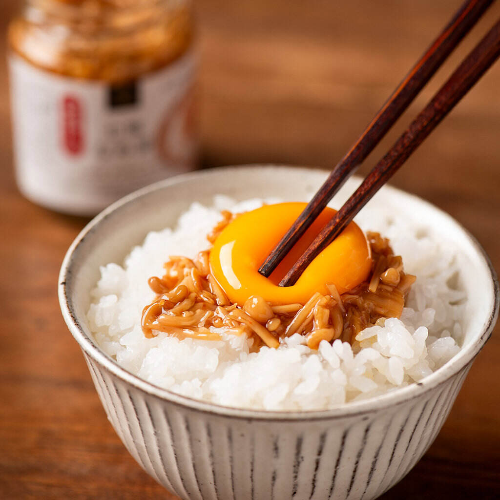七味なめ茸（卵黄はつかない）