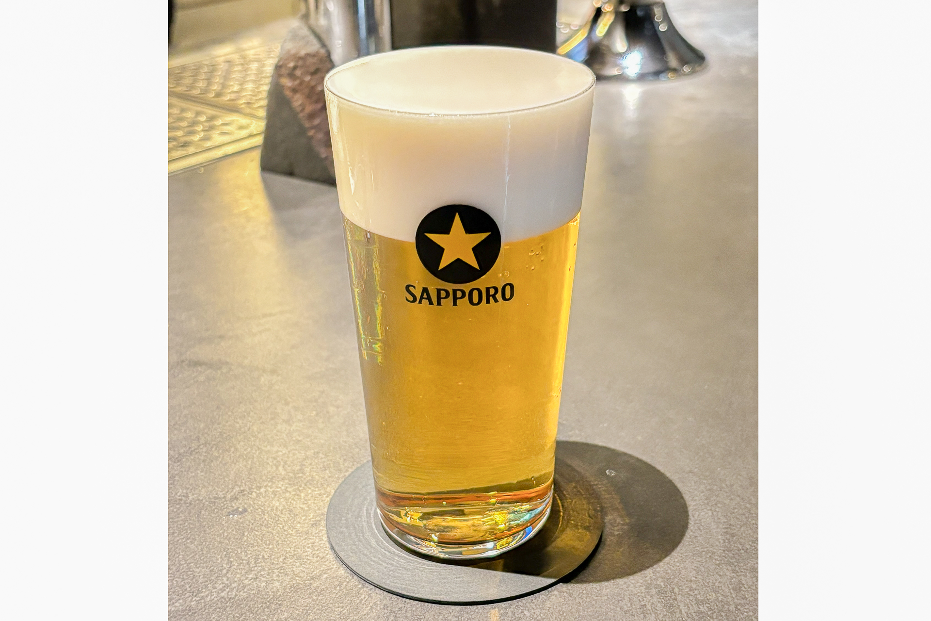 「サッポロ生ビール黒ラベル THE BAR」で提供されるビール