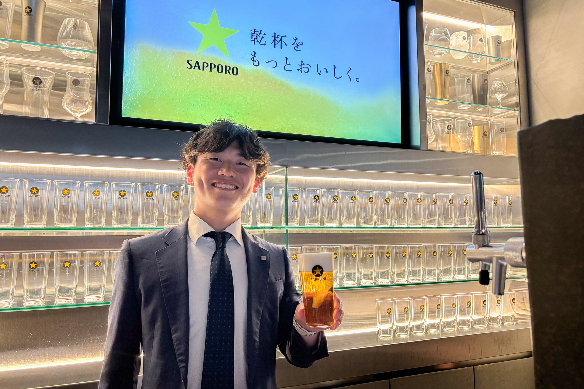 サッポロビール株式会社 マーケティング本部 ビール＆RTD事業部 リーダー 牛之濵容（うしのはま いるる）氏