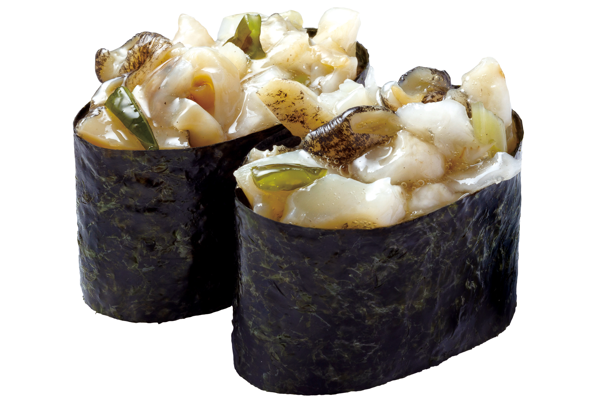 「北海道産つぶ貝のわさび和え」（176円）
