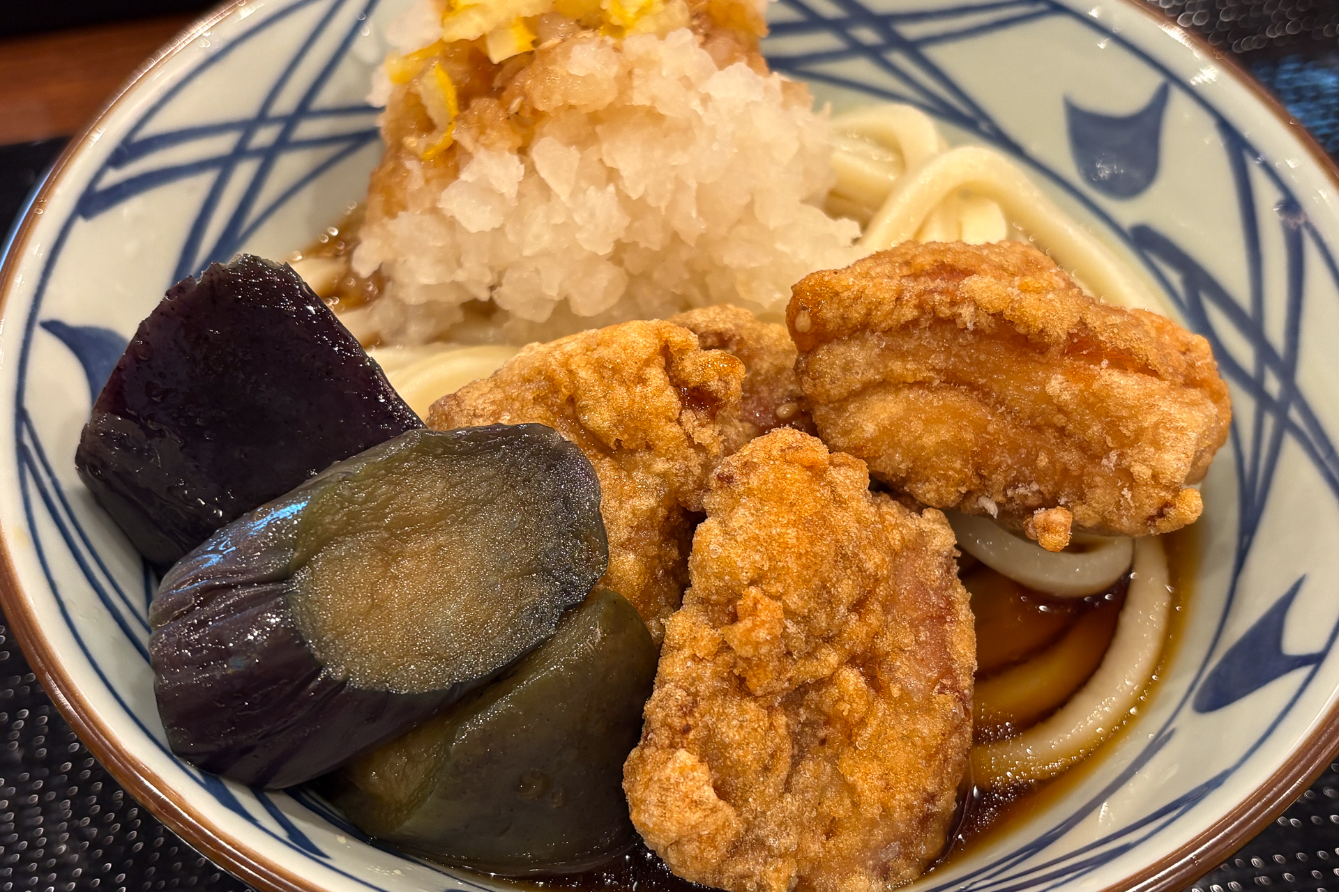 鬼おろし鶏からぶっかけうどん（新登場）