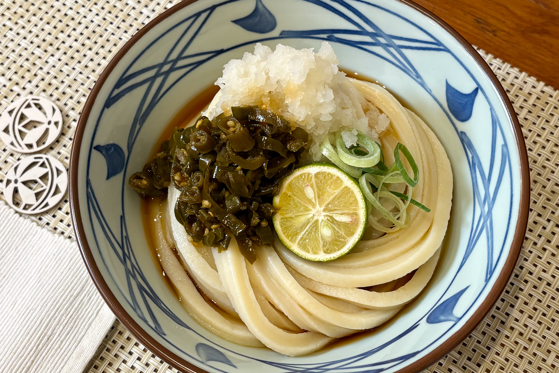 青唐おろしぶっかけうどん（激辛）