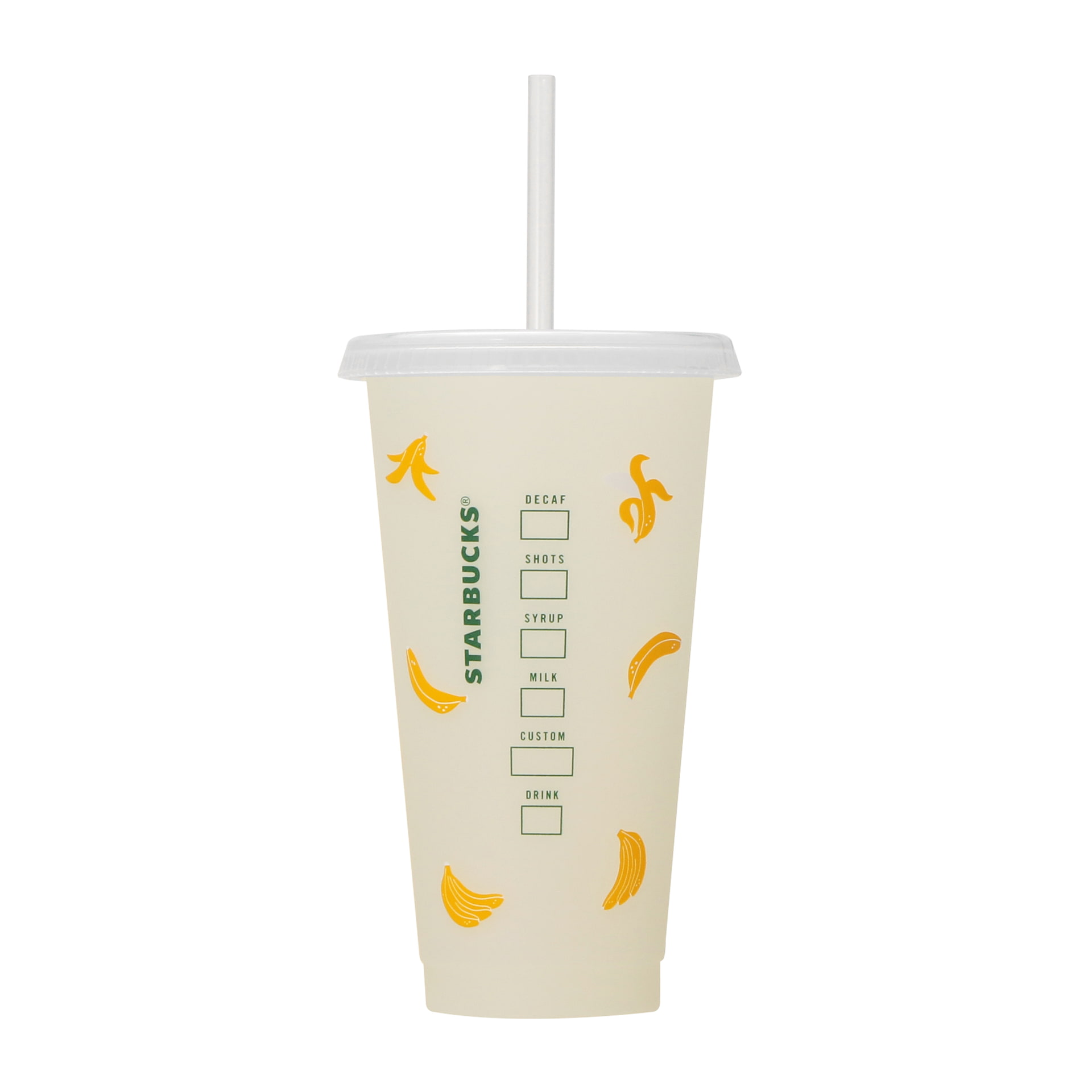 カラーチェンジングリユーザブルコールドカップバナナ 710mL