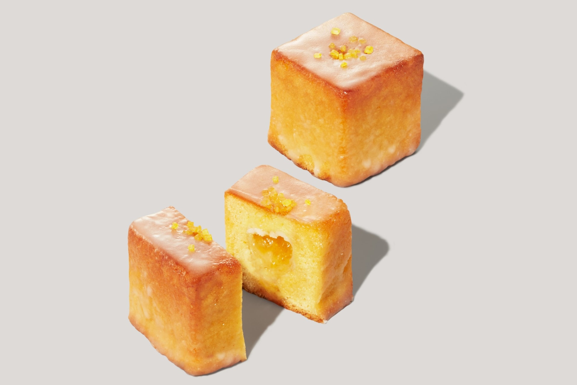 レモンキューブケーキ