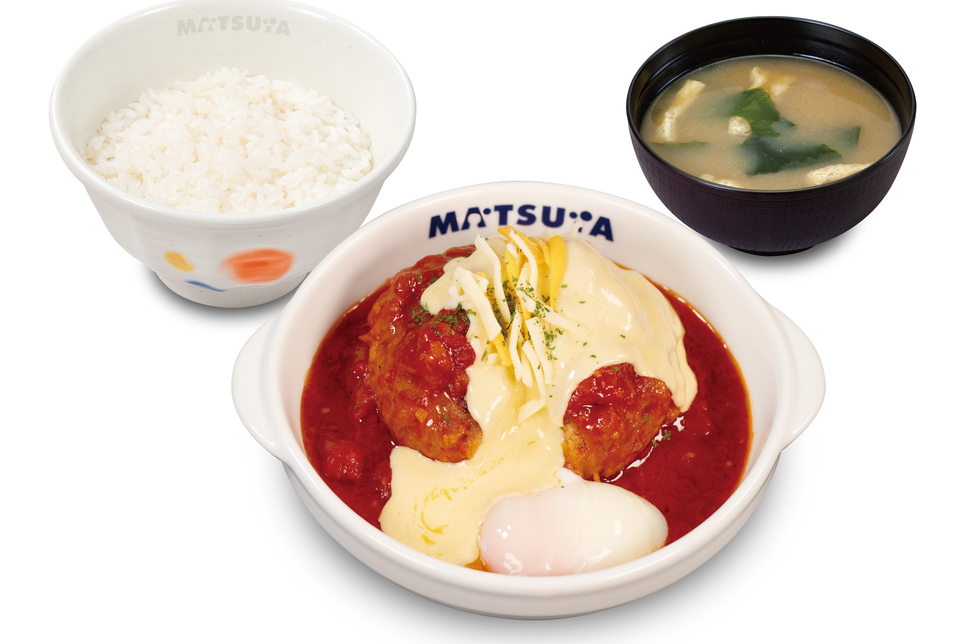 溢れる3種の濃厚チーズINうまトマチーズハンバーグ