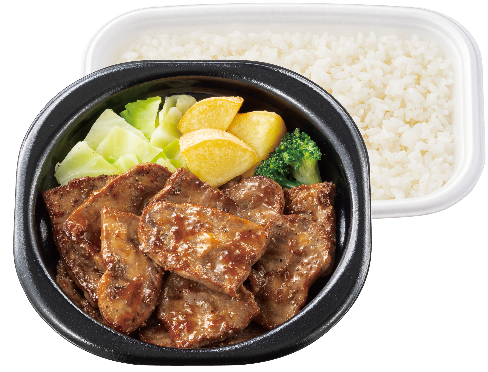 「贅沢を味わう 倍盛ビーフカットステーキ弁当（肉2倍）」（1590円～）