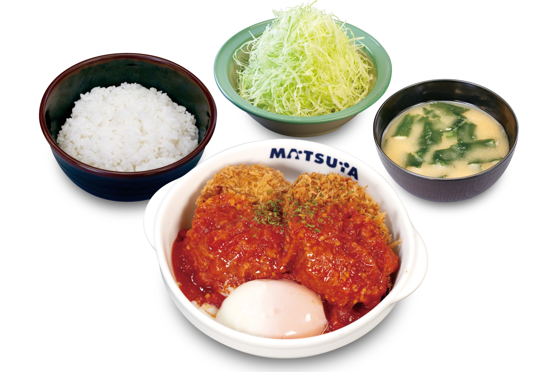 うまトマメンチかつ定食