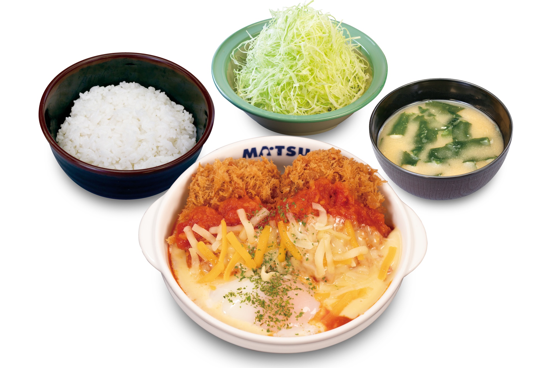 チーズうまトマメンチかつ定食