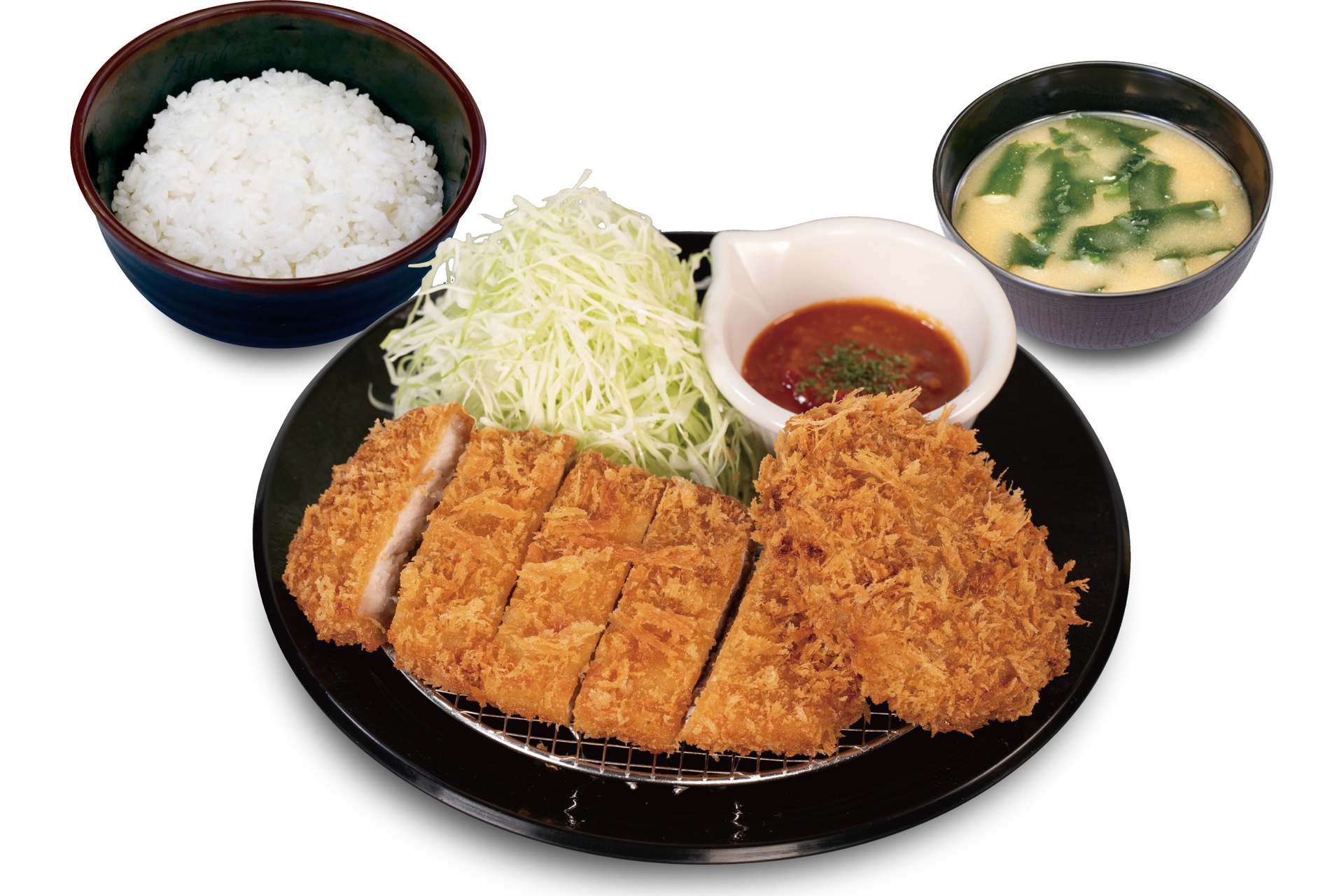 ロースかつ＆メンチかつ定食