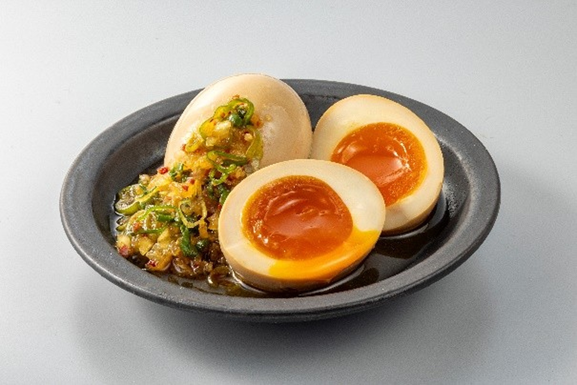 やみつき香味ダレのとろっと韓国風味煮たまご