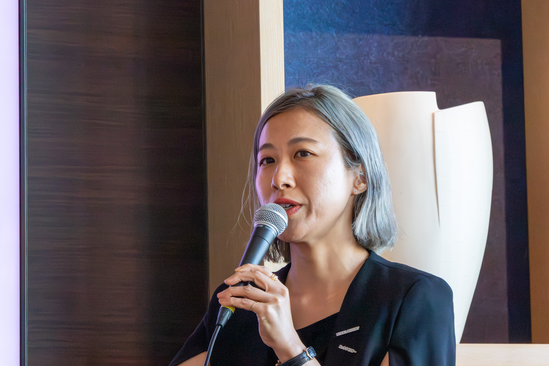 ニッカウヰスキー マーケティング部 ブランドマネージャーの織田大原希美氏
