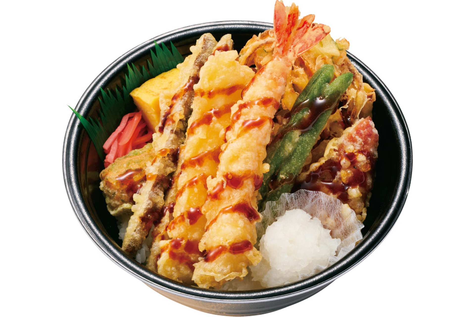 かきあげ付おろし天丼