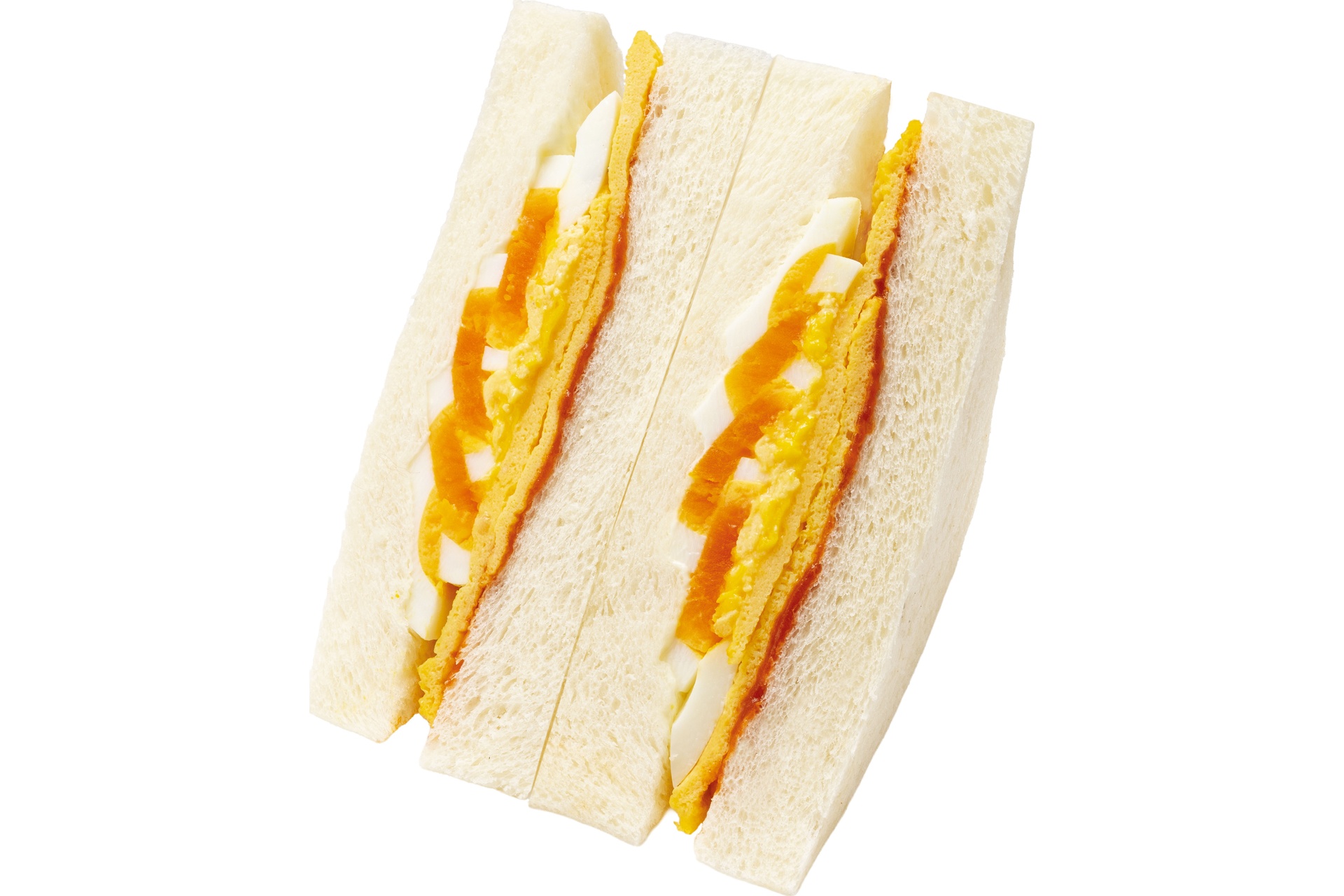 大きなサンドイッチ トリプルエッグ