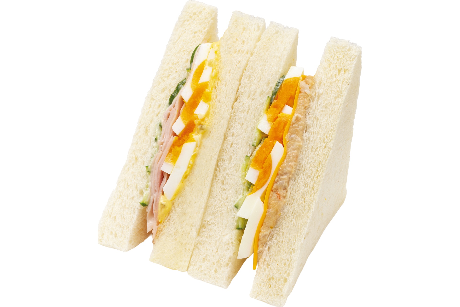 大きなサンドイッチ 人気野菜の彩りミックス