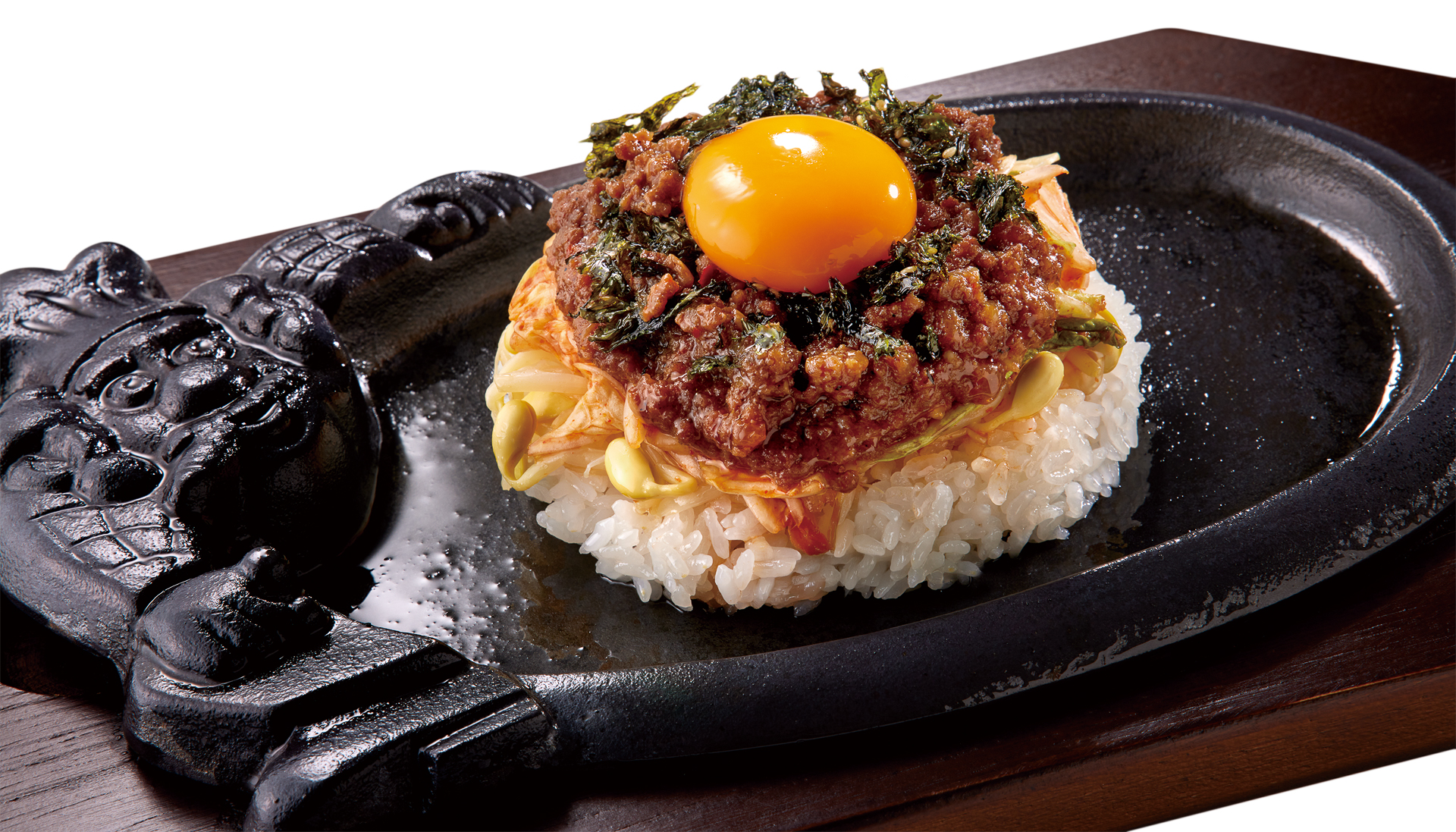 鉄板焼き！ ビビンバ風ガーリックライス