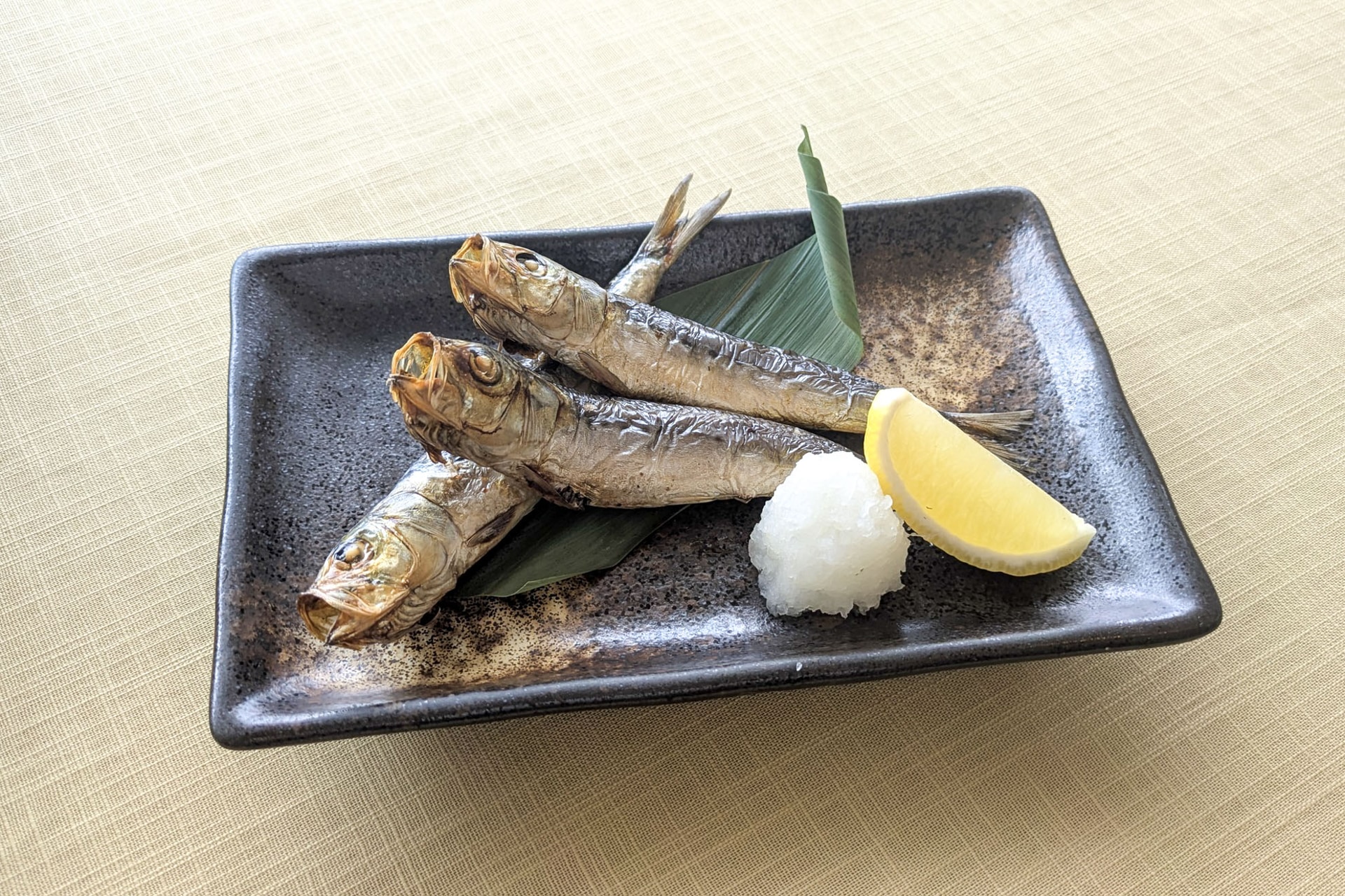 丸干しいわし焼き