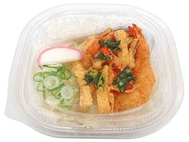 「冷しおろしきしめん 海老天と野菜バラ天」（580円・税別）
